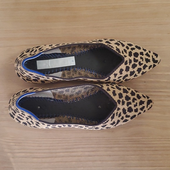 Rothy's leopard print point flats size 6.5 - Picture 9 of 16